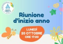 20.10.25 – Riunione di inizio anno
